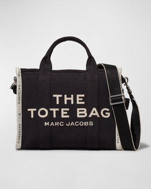 Marc Jacobs Tote Bag Medium The Jacquard Medium Tote Bag in Black