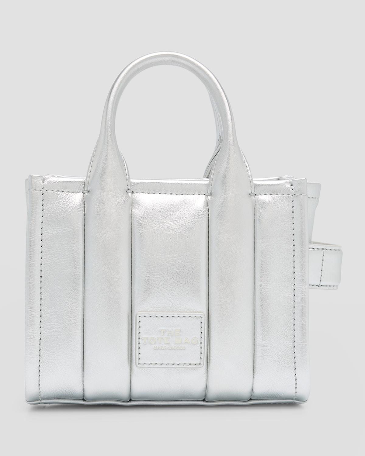 Marc Jacobs Marc Jacobs The Tote Bag The Metallic Leather Crossbody Tote Bag