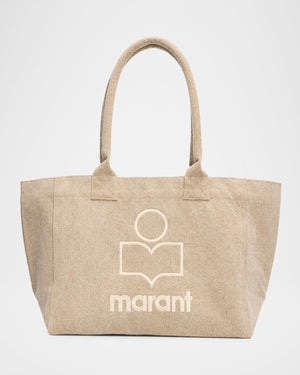 Isabel Marant Yenky Zip Canvas Cotton Tote Bag