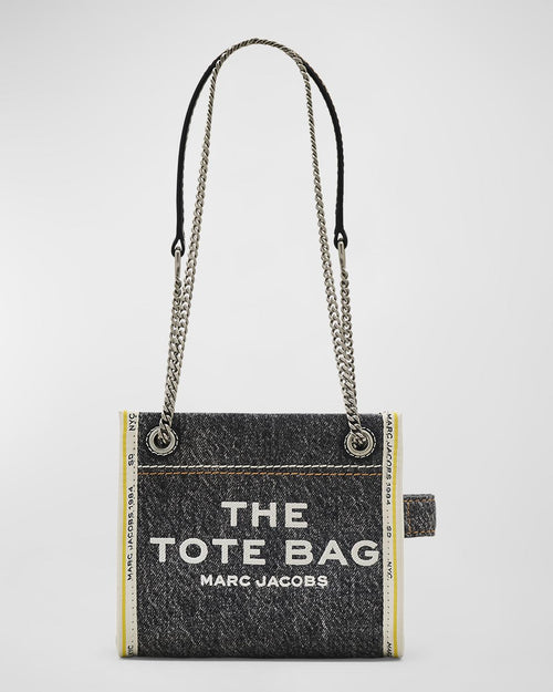 Marc Jacobs The Tote Bag The Denim Chain Crossbody Tote Bag