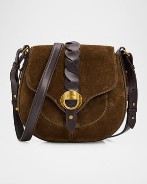 Isabel Marant Altay Small Suede Saddle Crossbody Bag