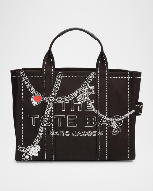 Marc Jacobs Tote Bag The Medium Trompe L & apos;oeil Canvas