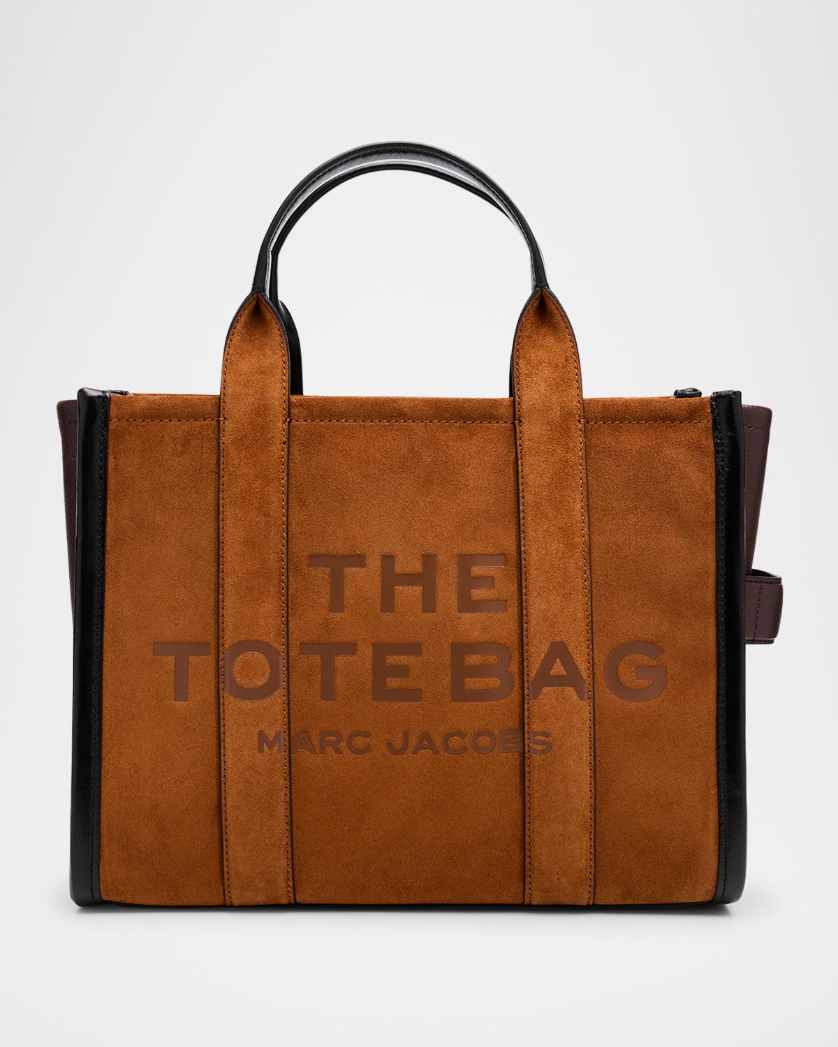 Marc Jacobs Marc Jacobs The Tote Bag The Medium Suede & Leather Tote Bag