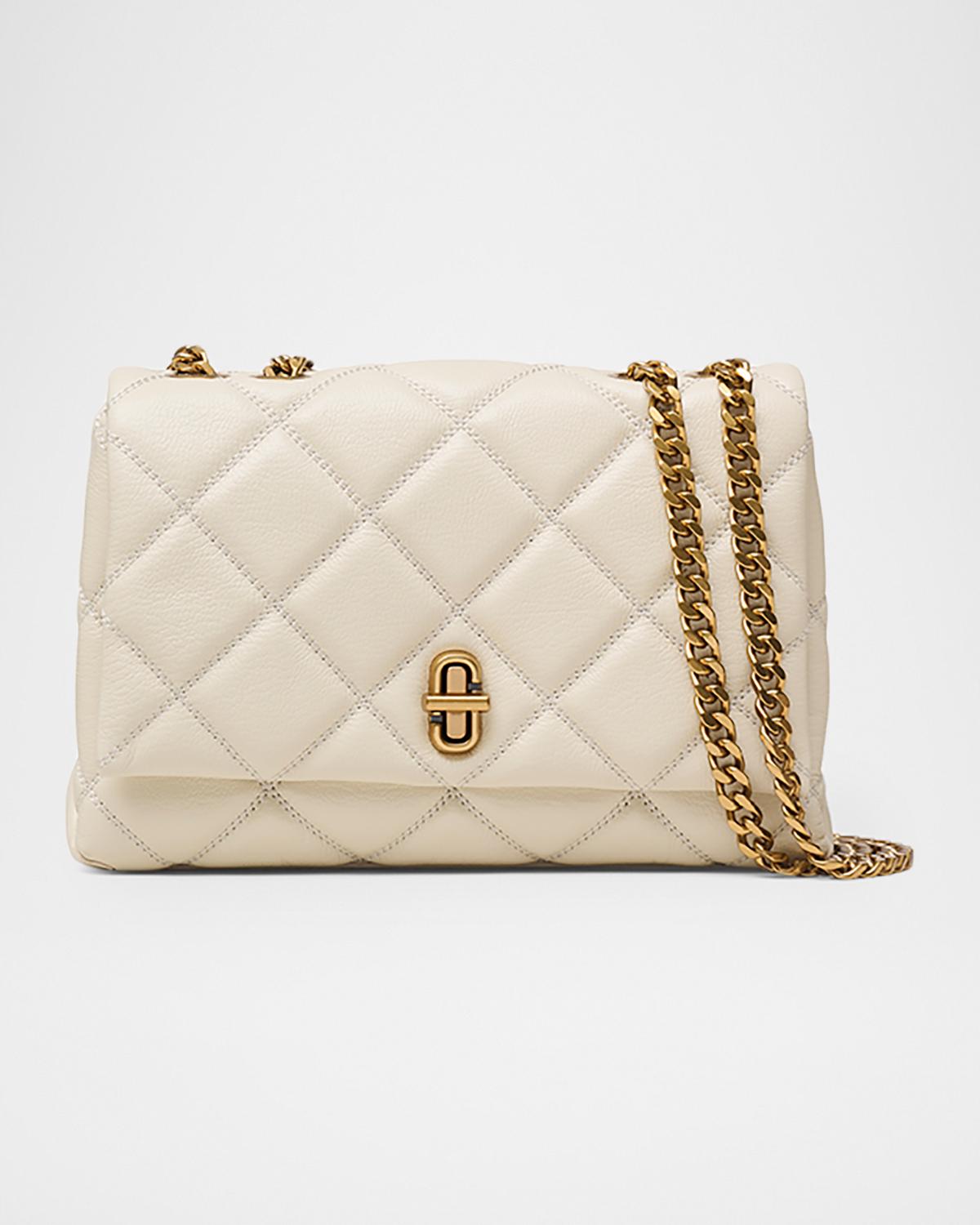 Marc Jacobs Marc Jacobs Dual Slim Convertible Shoulder The Quilted Slim Dual Convertible Shoulder Bag in Black