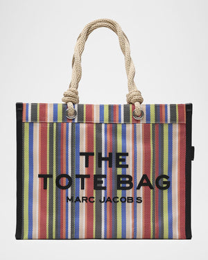 Marc Jacobs Tote Bag Large The Stripe Mesh Large Tote Bag