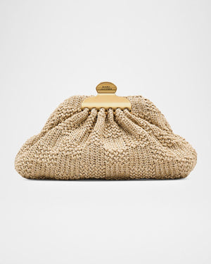 Marc Jacobs Belted Sack Small The Summer Woven Glam Small Clutch Bag