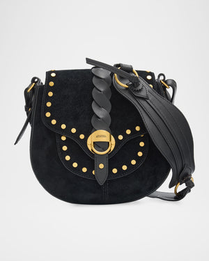 Isabel Marant Altay Small Suede Saddle Crossbody Bag
