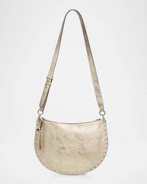 Isabel Marant Oskan Metallic Leather Shoulder Bag