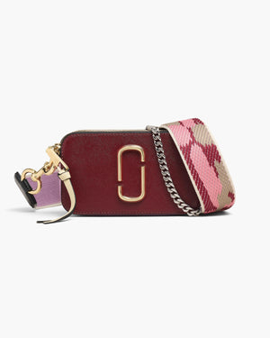 Marc Jacobs Snapshot Chain The Colorblock Chain Snapshot Bag in Vachetta Red Multi