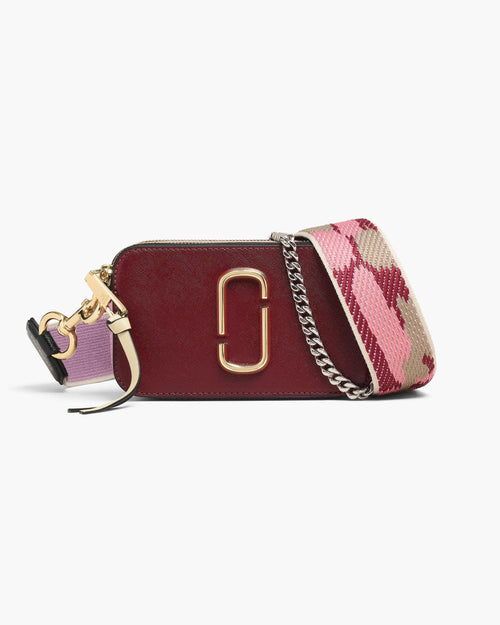 Marc Jacobs Snapshot Chain The Colorblock Chain Snapshot Bag in Vachetta Red Multi