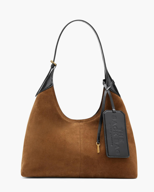 Marc Jacobs Belted Sack Bag In Suede in Copper