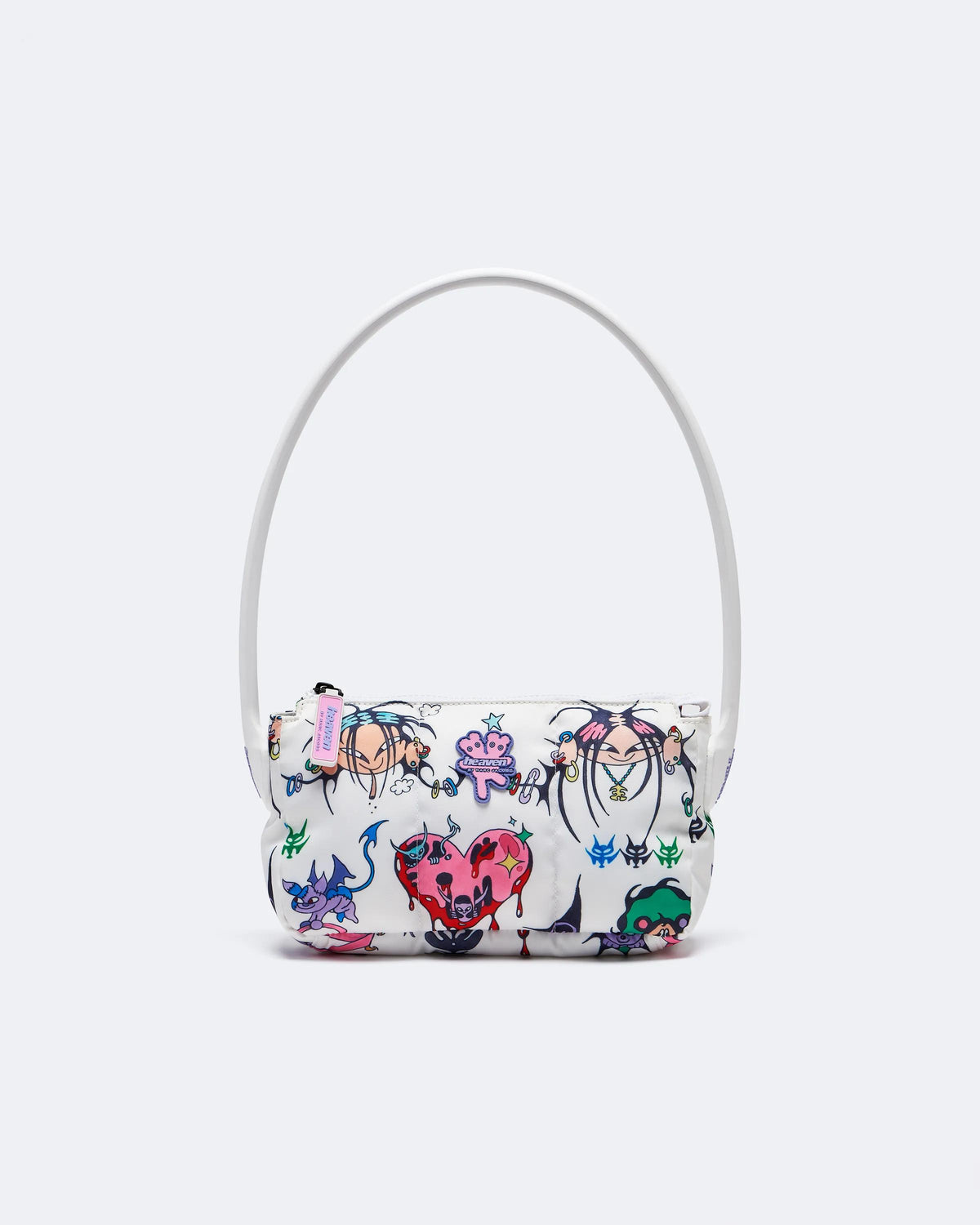 Marc Jacobs Marc Jacobs Characters Shoulder Bag in White Multi
