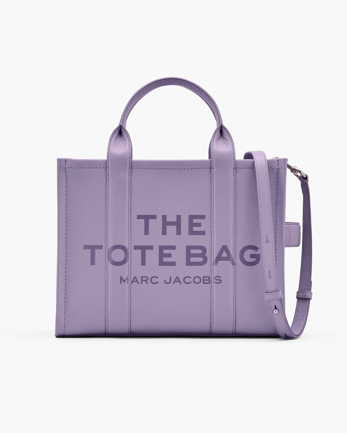 Marc Jacobs Marc Jacobs Tote Bag Medium The Leather Medium Tote Bag in Lilac