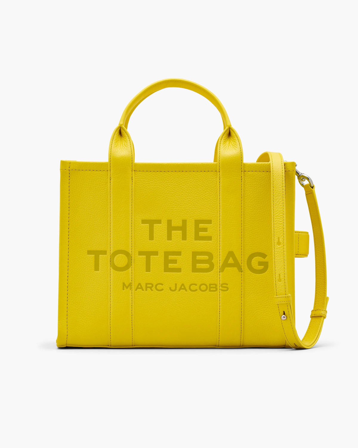 Marc Jacobs Marc Jacobs Tote Bag Medium The Leather Medium Tote Bag in Daisy Yellow