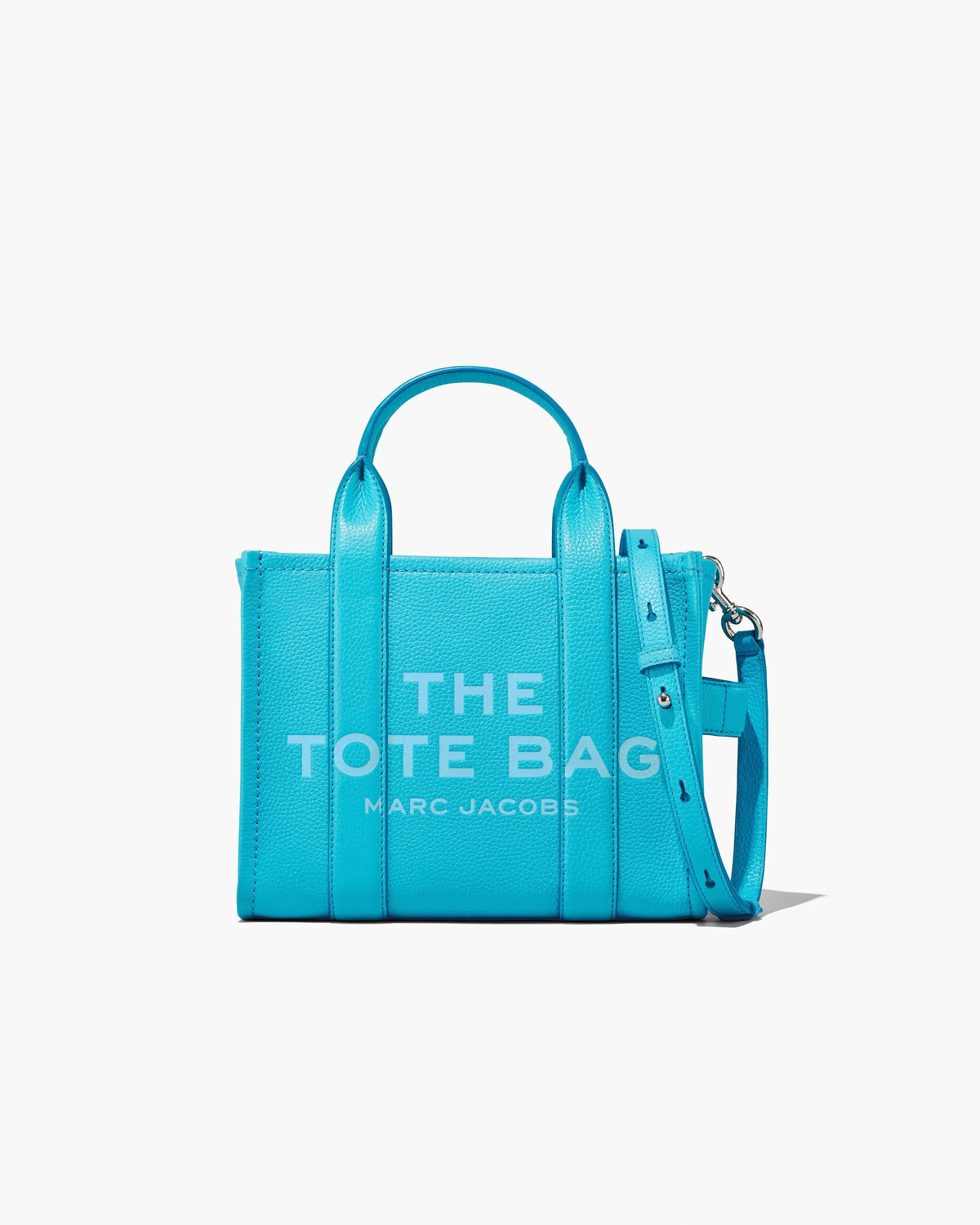 Marc Jacobs Marc Jacobs Tote Bag Small The Leather Small Tote Bag in Pool