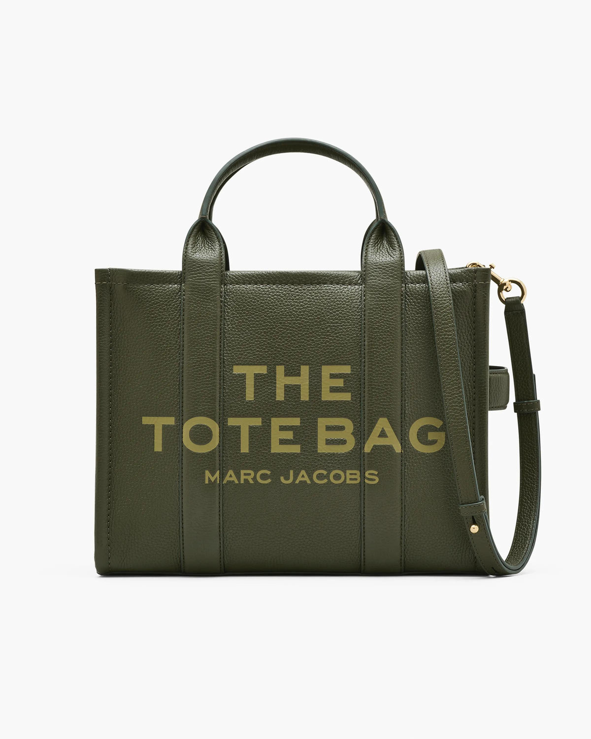 Marc Jacobs Marc Jacobs Tote Bag Medium The Leather Medium Tote Bag in Forest