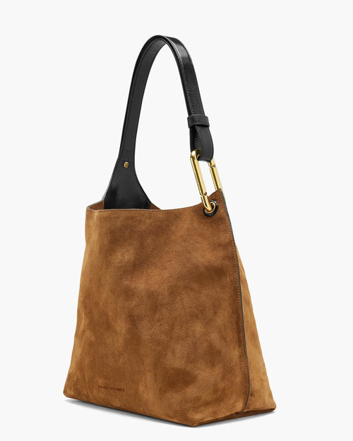 Marc Jacobs Scene Large Bucket Suede Bag in Copper