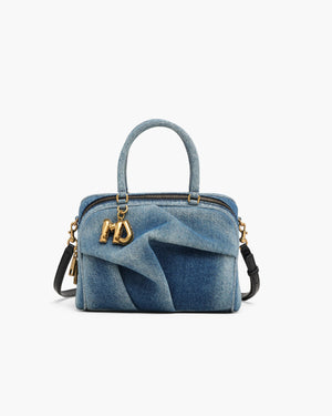 Marc Jacobs Wave Small The Denim Small Wave Bag in Medium Wash Indigo