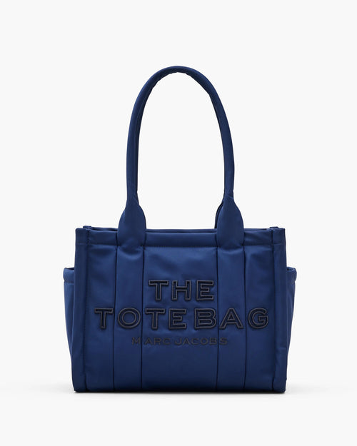 Marc Jacobs Tote Bag Medium The Puffy Nylon Medium Tote Bag in Blue Sea