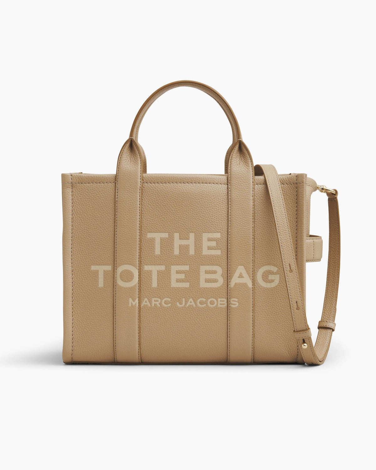 Marc Jacobs Marc Jacobs Tote Bag Medium The Leather Medium Tote Bag in Camel