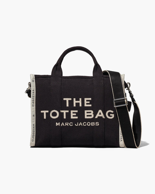 Marc Jacobs Tote Bag Medium The Jacquard Medium Tote Bag in Black
