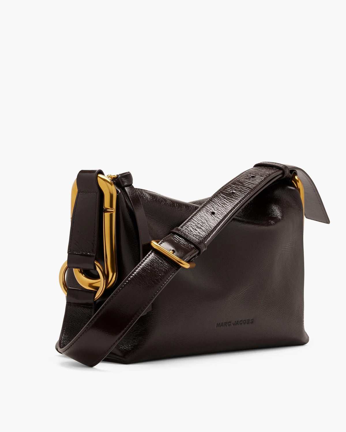 Marc Jacobs Marc Jacobs Scene Medium Shoulder Bag In Crinkle Leather in Fondant