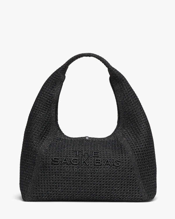 Marc Jacobs Sack Bag The Crochet in Onyx
