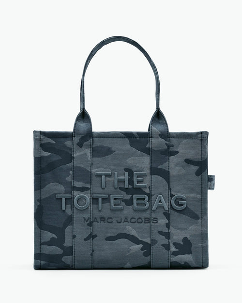 Marc Jacobs Babe Top Handle The Camo Jacquard Large Tote Bag in Blue Multi