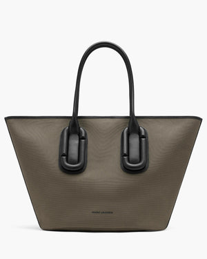 Marc Jacobs Babe Tote Cotton Canvas in Forest/Black