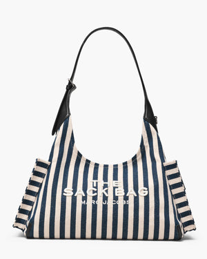 Marc Jacobs Belted Sack The Stripe Canvas Bag in Blue Sea Multi