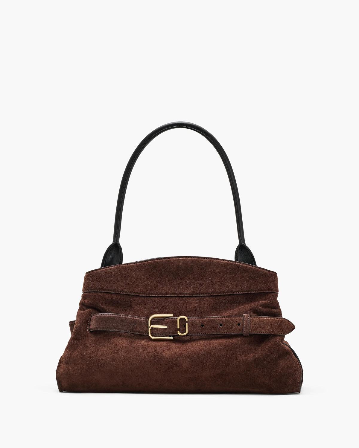 Marc Jacobs Marc Jacobs Dakota Satchel The Suede Bag in Dark Brown