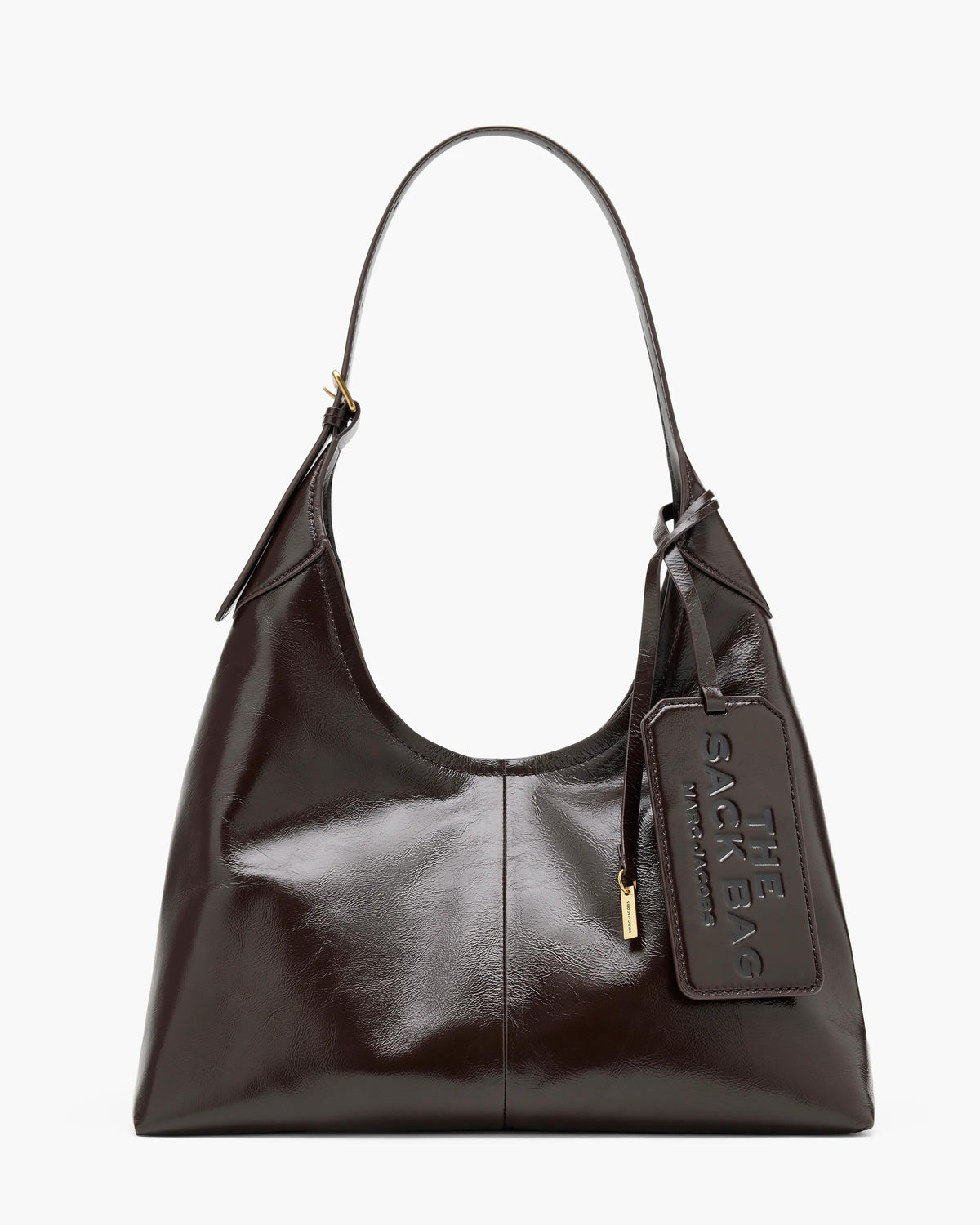 Marc Jacobs Marc Jacobs Belted Sack Bag In Crinkle Leather in Fondant