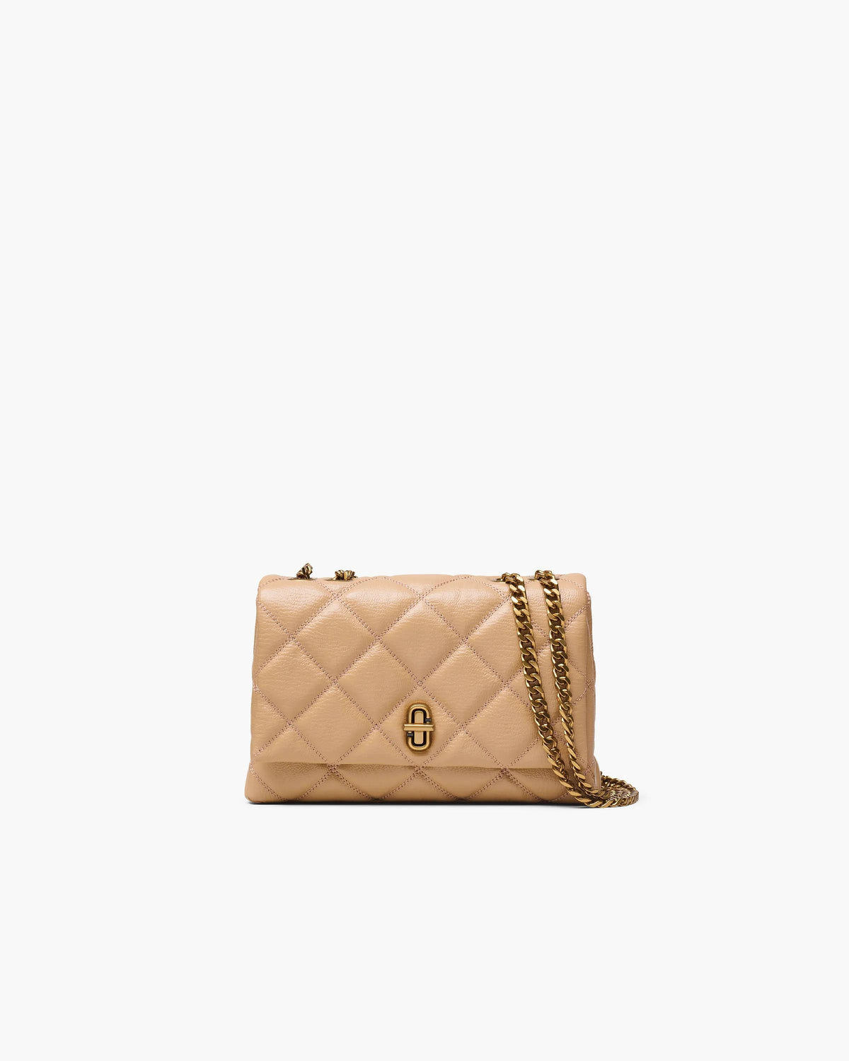 Marc Jacobs Marc Jacobs Dual Slim Convertible Shoulder The Quilted Slim Dual Convertible Shoulder Bag in Camel