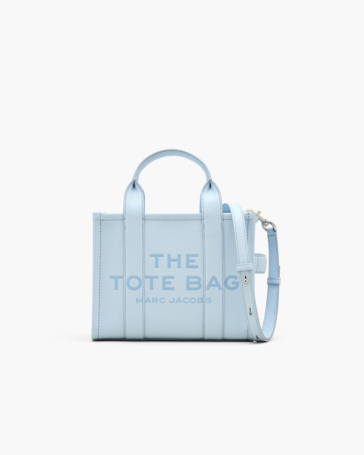 Marc Jacobs Marc Jacobs Tote Bag Small The Leather Small Tote Bag in Cloud Blue