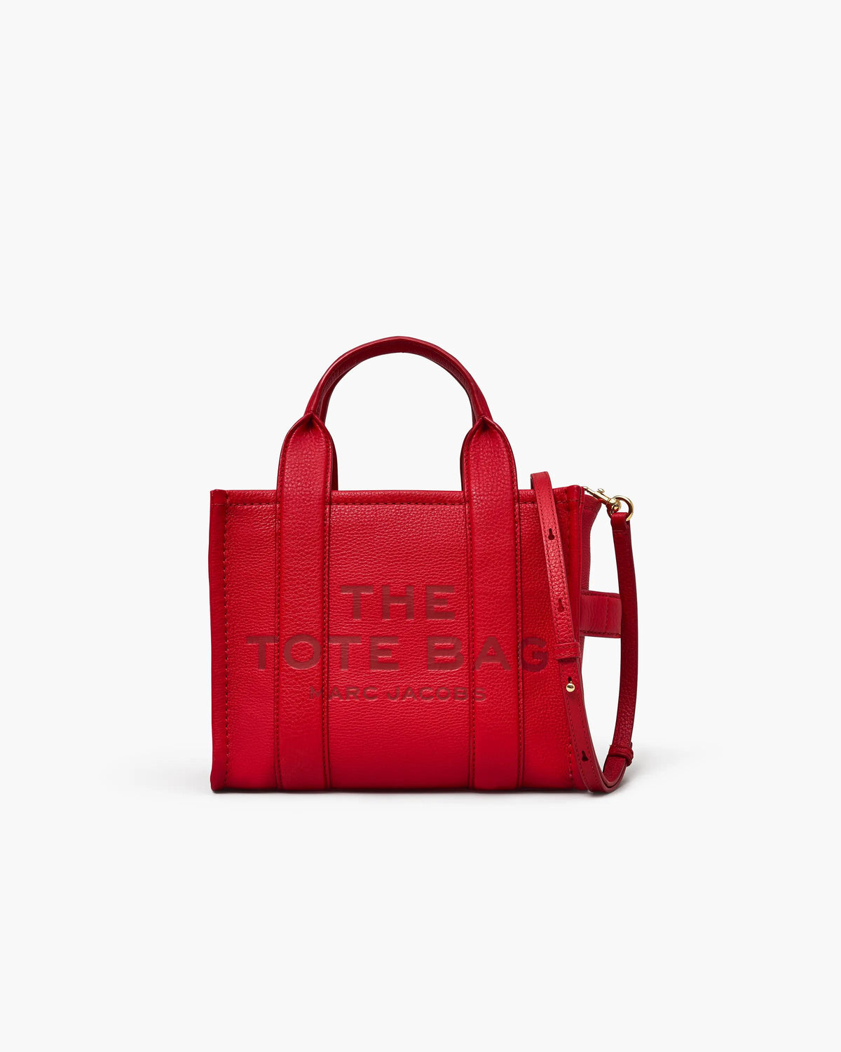 Marc Jacobs Marc Jacobs Tote Bag Small The Leather Small Tote Bag in True Red