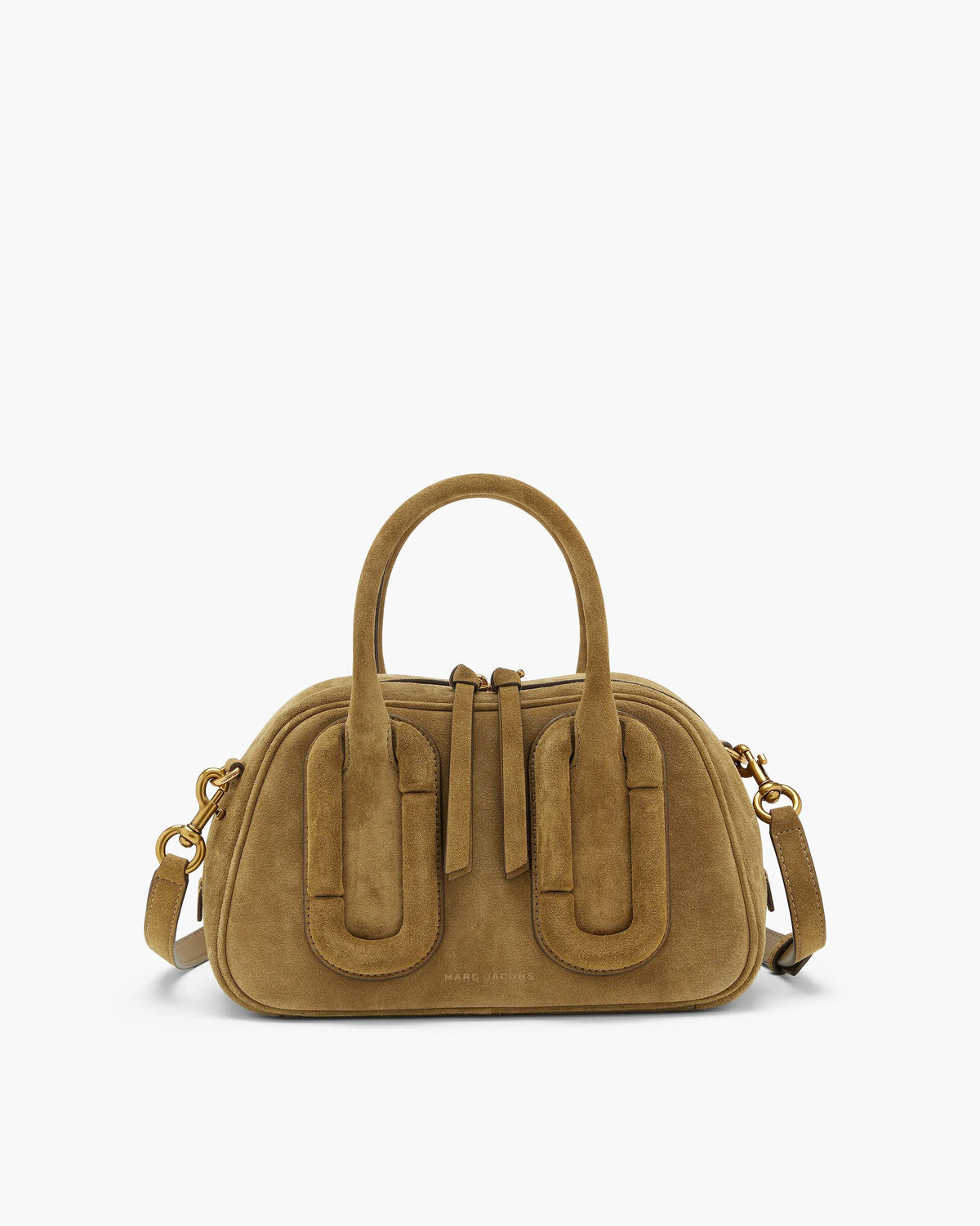 Marc Jacobs Marc Jacobs Babe Top Handle Suede Bag in Hazelnut