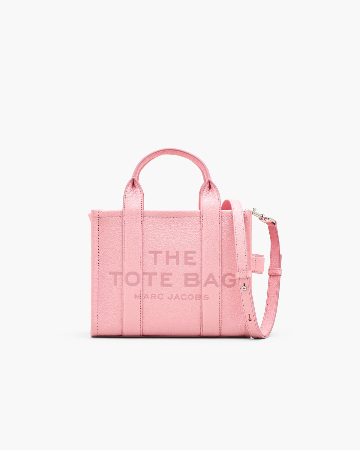 Marc Jacobs Marc Jacobs Tote Bag Small The Leather Small Tote Bag in Ribbon Pink