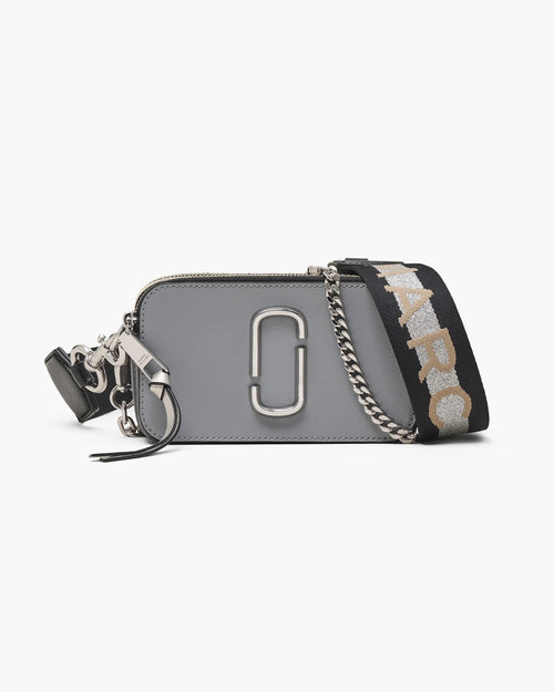 Marc Jacobs Snapshot Chain The Colorblock Chain Snapshot Bag in Wolf Grey Multi Stripe