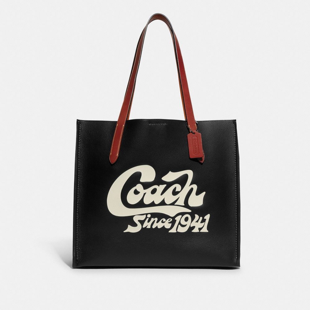 Coach Relay Tote With Graphic