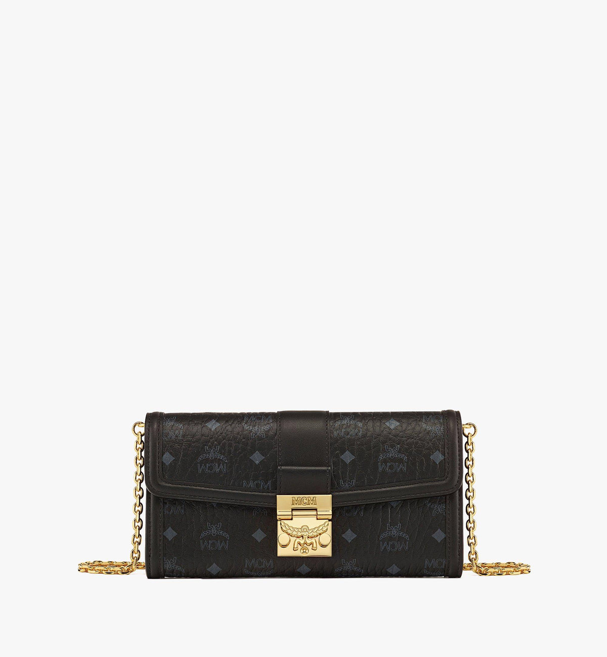 Mcm Tracy Chain Wallet In Visetos