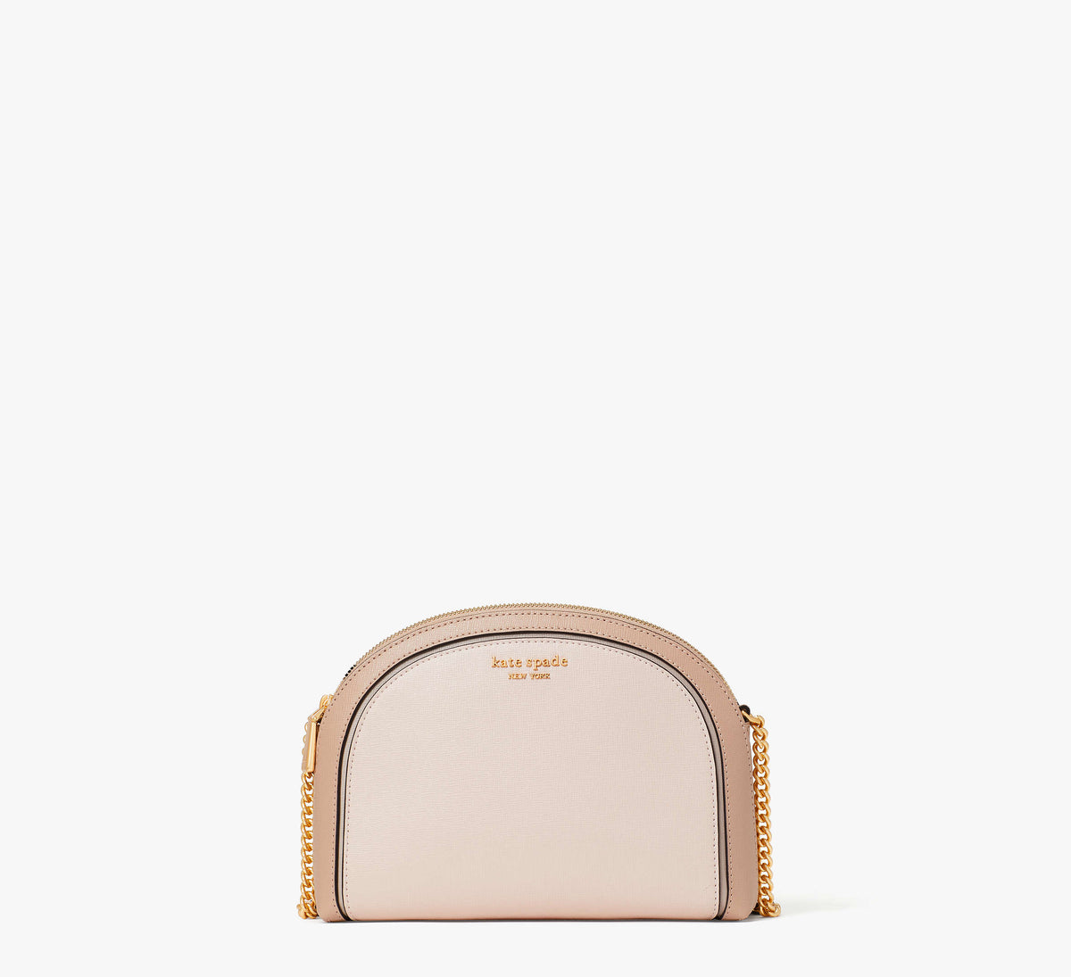 Kate Spade New York Morgan Colorblocked Double-zip Dome Crossbody