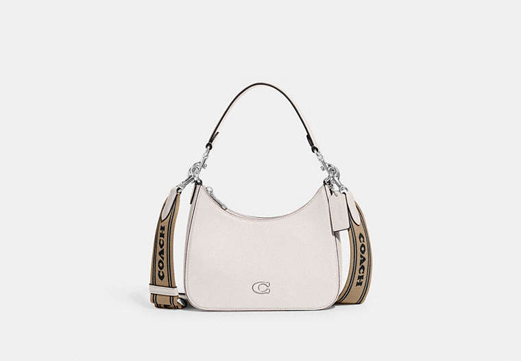 Coach® Hobo Sac à main avec détails sur toile Signature