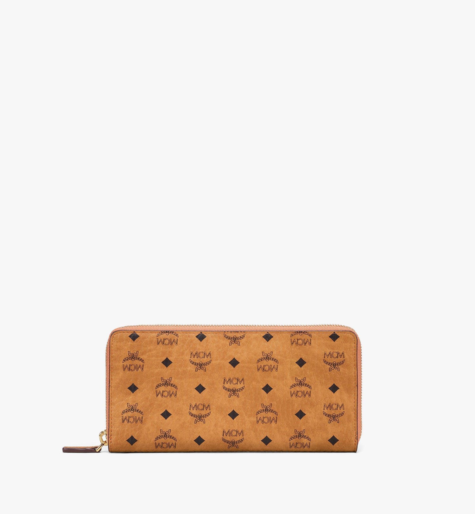 Mcm Zip Around Wallet In Visetos Original