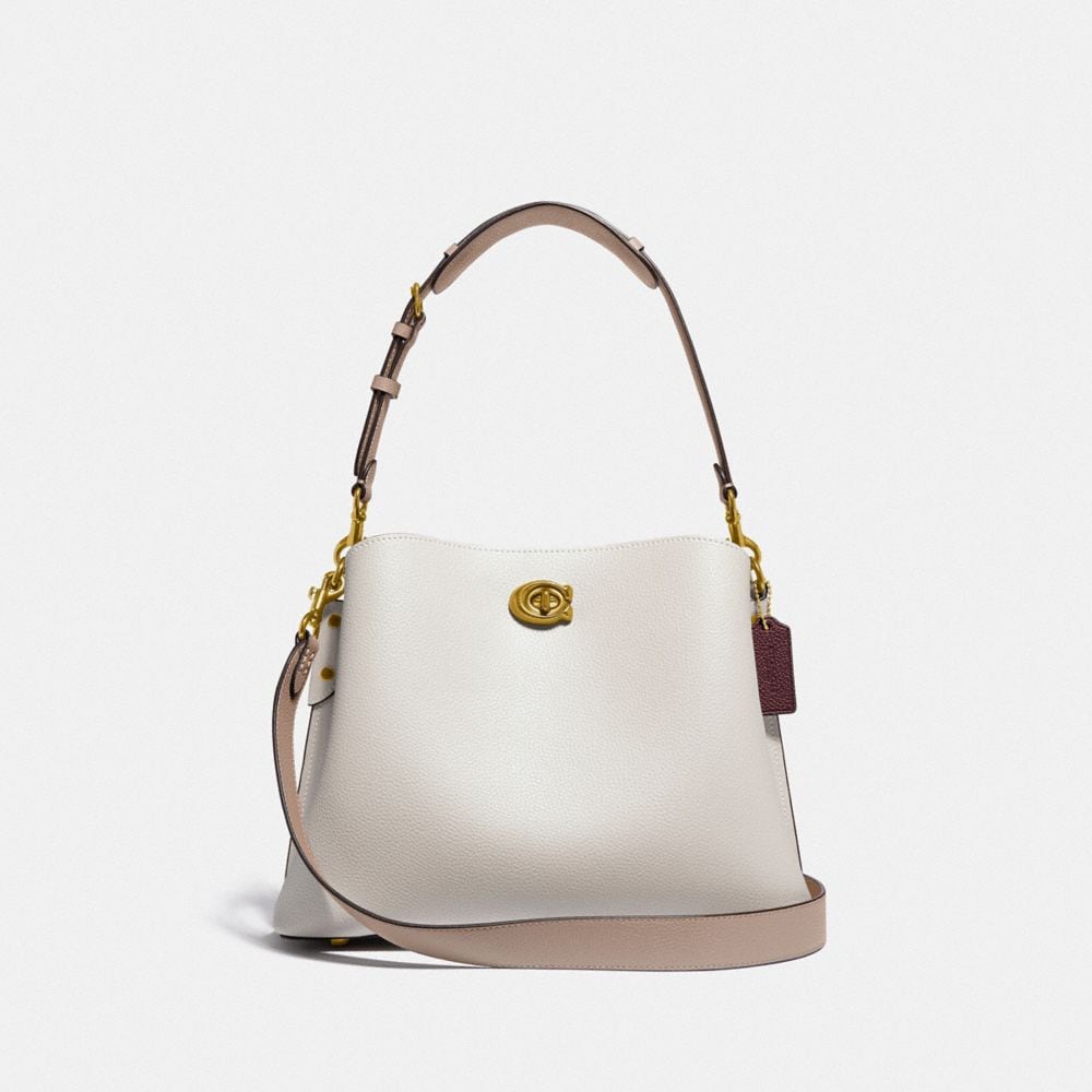 Coach Willow Shoulder Bag In Colorblock