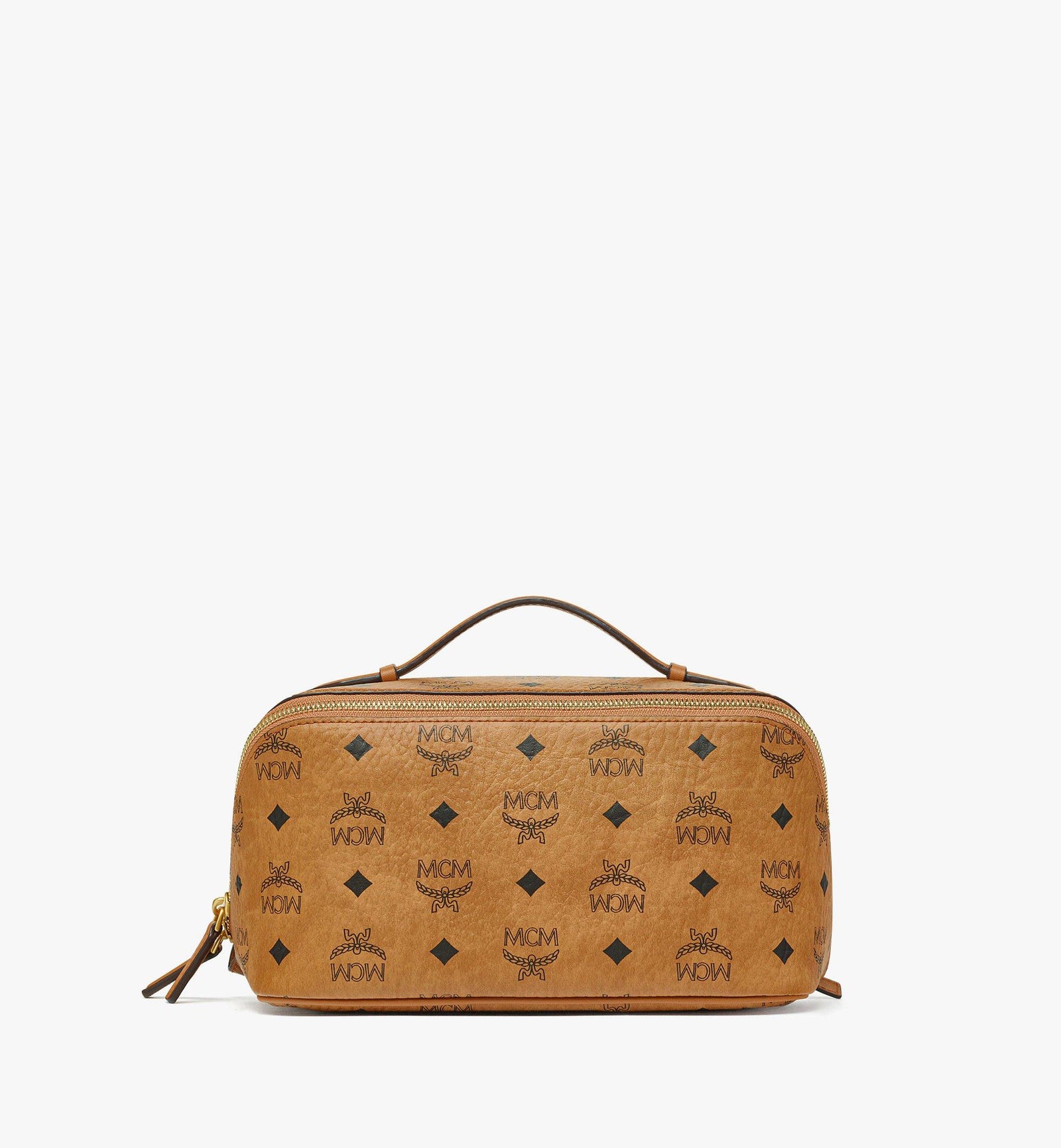 Mcm Ottomar Toiletry Bag In Visetos