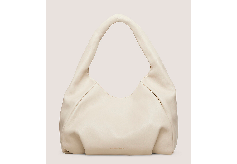 Stuart Weitzman The Moda Hobo Bag, Oat Soft Nappa Leather No Dimension