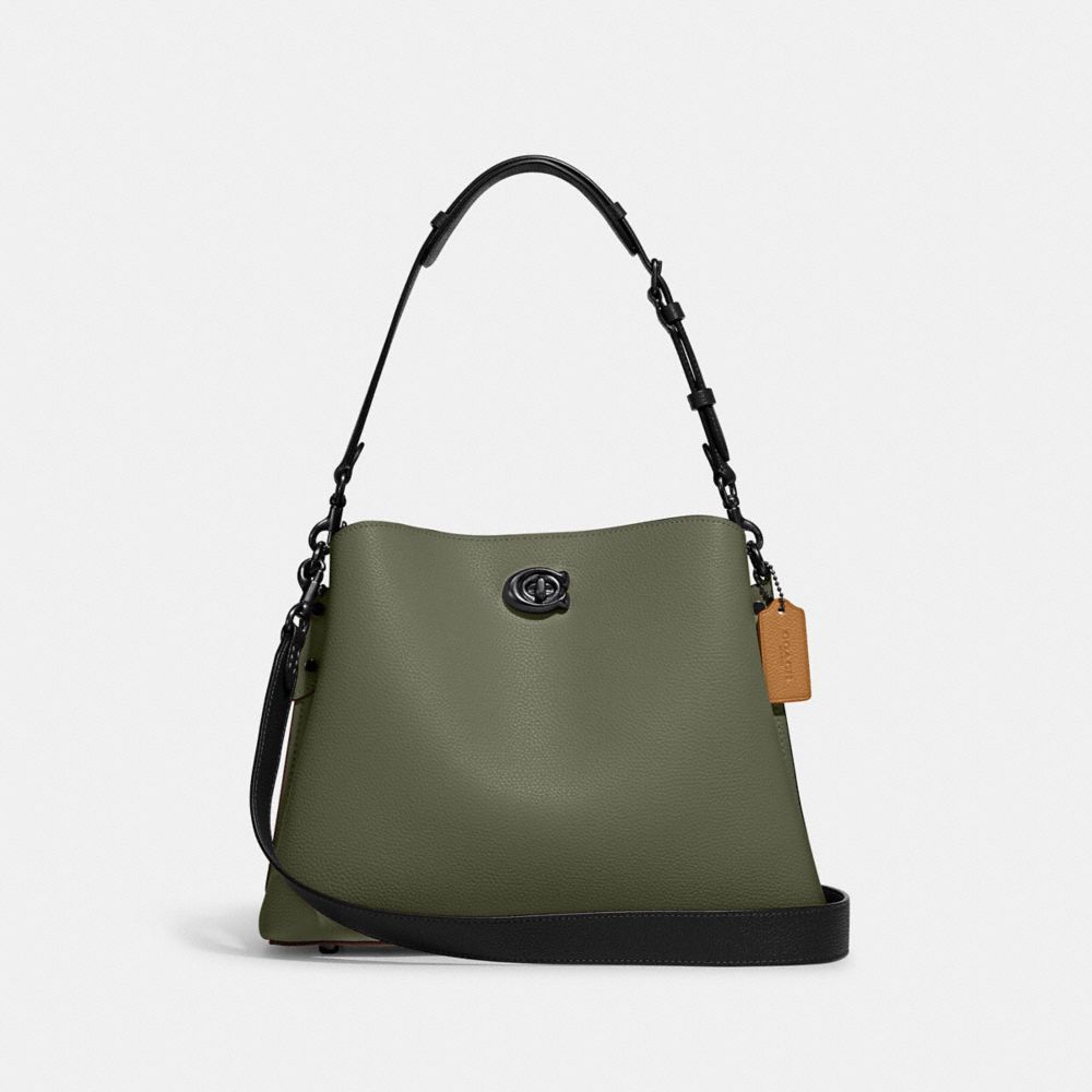 Coach Willow Shoulder Bag In Colorblock