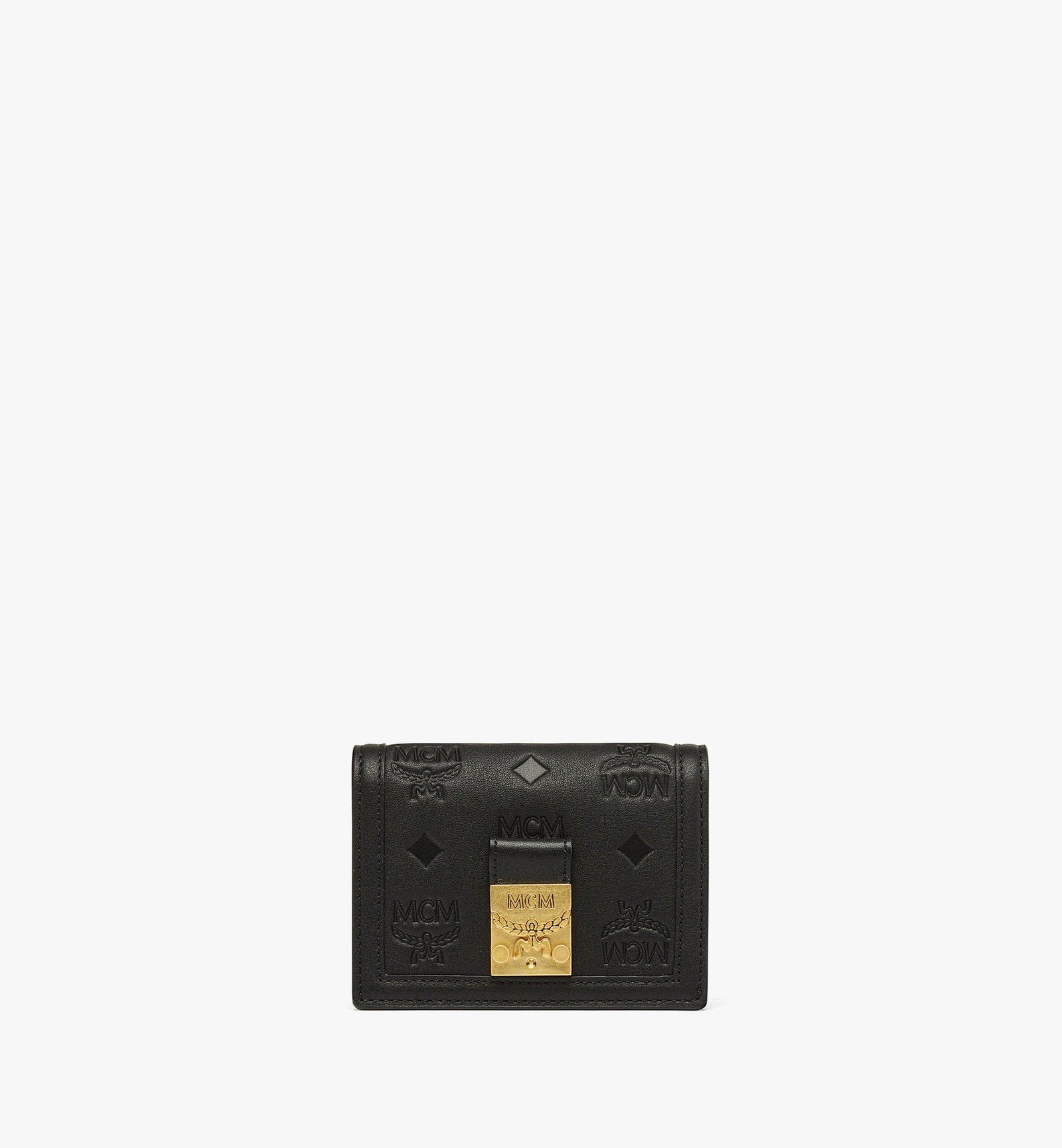 Mcm Tracy Wallet In Embossed Monogram Leather