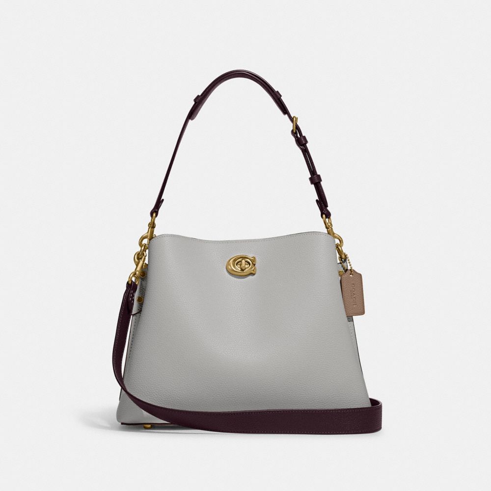 Coach Willow Shoulder Bag In Colorblock