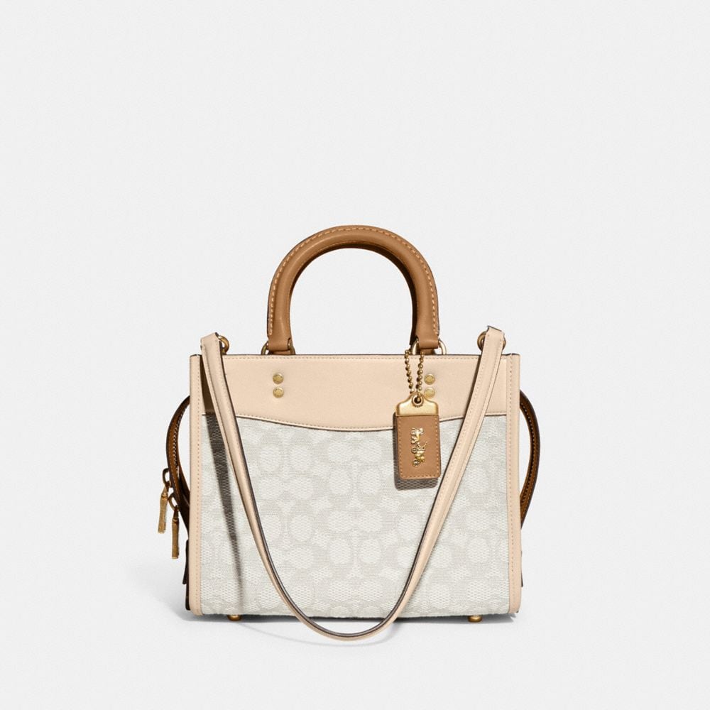 Coach Rogue 25 In Signature Textile Jacquard